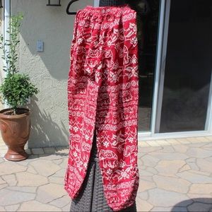 Extra flowy fun elephant pants from Thailand